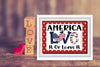 TUMBLER Full Wrap Sublimation Digital Graphic Design PATRIOTIC DESIGNS FROM BUNDLE 4 Download AMERICA LOVE IT OR LEAVE IT SVG-PNG Patio Porch Decor Gift Picnic Crafters Delight - Digital Graphic Design - JAMsCraftCloset