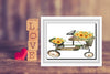 DIGITAL GRAPHIC DESIGN-Country-Floral-Vintage Tractor Sunflowers-Sublimation-Download-Digital Print-Clipart-PNG-SVG-JPEG-Crafters Delight-Digital Art- JAMsCraftCloset