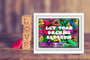 TUMBLER Full Wrap Sublimation Digital Graphic Design Vibrant Floral 5 Faith Design Download LET YOUR DREAMS BLOSSOM SVG-PNG Patio Porch Decor Gift Picnic Crafters Delight - Digital Graphic Design - JAMsCraftCloset