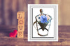 DIGITAL GRAPHIC DESIGN-Country-Floral-Vintage CONE COLLANDER Pink Blue Flowers-Sublimation-Download-Digital Print-Clipart-PNG-SVG-JPEG-Crafters Delight-Digital Art - JAMsCraftCloset