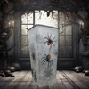 Glass VASE Decoupaged HALLOWEEN SPIDERS Shelf Sitter Country Farmhouse Shabby Chic Victorian BoHo Decor Holiday Decor Gift Idea - JAMsCraftCloset