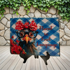Antique Roof Slate Hand Painted DECOUPAGED - FLUENT IN FOWL LANGUAGE - WHIMSICAL HEN - Unique Country Farmhouse Wall Art Gift - JAMsCraftCloset