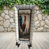 TRAY BLACK and WHITE PLAID Plastic Rectangle Decoupaged Upcycled Repurposed COUNTRY Theme WELCOME ROOSTER Wall Art Shelf Sitter KITCHEN Decor Gift - JAMsCraftCloset