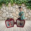 Figurine WORLDS BEST TEACHER - OPEN APPLE - STUDENTS Shelf Sitter Teacher Gift Desk Decor - JAMsCraftCloset