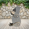 Wooden GRAY LAMB/SHEEP With Movable Wings and Feet Hand Painted Hand Cut Handmade by my Dad Kitchen Decoration Wall Art Tier Tray Decor Nursery Bathroom Home Decor Folk Art Primitive Gift Idea Unique Farmhouse Country Decor - JAMsCraftCloset