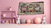 Antique West Virginia Roof Slate Decoupaged EASTER SLATE WALL ART Happy Easter - 3 Cute Eggs - Handmade Unique EASTER Holiday Decoration Home Decor Gift - JAMsCraftCloset