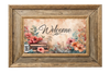 DIGITAL RECTANGLE Graphic Design FLORAL WELCOME - PNG SVG Lake House Sign Farmhouse Country Home Cabin Wall Art Shelf Sitter Decor Gift Crafters Delight {{ JAMsCraftCloset }}