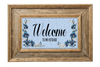 RECTANGLE SHAPED Digital Graphic Design BLUE and GOLD Floral - WELCOME TO MY KITCHEN - PNG SVG Lake House Sign Farmhouse Country Home Cabin KITCHEN Wall Art Decor Chef Gift Crafters Delight - JAMsCraftCloset