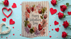 Antique West Virginia Roof Decoupaged HAPPY VALENTINE'S DAY - FLORAL - Valentine/Love Theme Handmade Wall Art Unique Home Decor Gift- JAMsCraftCloset