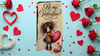 Antique West Virginia Roof Decoupaged BE MY VALENTINE - GIRL WITH HEART - Valentine/Love Theme Handmade Wall Art Unique Home Decor Gift- JAMsCraftCloset