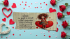 Antique West Virginia Roof Decoupaged LOVE - IS JUST A WORD - Valentine/Love Theme Handmade Wall Art Unique Home Decor Gift- JAMsCraftCloset