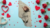 Antique West Virginia Roof Decoupaged LOVE - ROSE - Valentine/Love Theme Handmade Wall Art Unique Home Decor Gift- JAMsCraftCloset