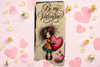 Antique West Virginia Roof Decoupaged BE MY VALENTINE - GIRL WITH HEART - Valentine/Love Theme Handmade Wall Art Unique Home Decor Gift- JAMsCraftCloset