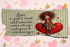 Antique West Virginia Roof Decoupaged LOVE - IS JUST A WORD - Valentine/Love Theme Handmade Wall Art Unique Home Decor Gift- JAMsCraftCloset