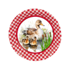 ROUND Digital Graphic Design MAMA DUCK AND BABBIES Decor Lake Scene With Animals First Home Sublimation Decoupage PNG SVG Country Farmhouse Home Decor Wall Art Shelf Sitter Gift Crafters Delight - JAMsCraftCloset