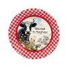 ROUND Digital Graphic Design WELCOME TO THE FARM Cow Dasies Wedding Gift First Home Sublimation Decoupage PNG SVG Country Farmhouse Home Kitchen Decor Wall Art Shelf Sitter Gift Crafters Delight - JAMsCraftCloset