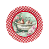 ROUND Digital Graphic Design WELCOME TO THE COOP 2 Rooster Floral Wedding Gift First Home Sublimation Decoupage PNG SVG Country Farmhouse Home Kitchen Decor Wall Art Shelf Sitter Gift Crafters Delight - JAMsCraftCloset