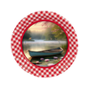 ROUND Digital Graphic Design LONELY BOAT WITH DEER AND FISH Decor Lake Scene With Animals First Home Sublimation Decoupage PNG SVG Country Farmhouse Home Decor Wall Art Shelf Sitter Gift Crafters Delight - JAMsCraftCloset
