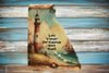 Antique West Virginia Roof Decoupaged LET YOUR DREAMS SAIL Beach Theme Handmade Wall Art Unique Beach Lake House Gift - JAMsCraftCloset
