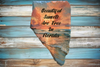 Antique West Virginia Roof Decoupaged BEAUTIFUL SUNSETS ARE FREE IN FLORIDA Beach Theme Handmade Wall Art Unique Beach Lake House Gift - JAMsCraftCloset