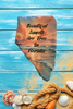 Antique West Virginia Roof Decoupaged BEAUTIFUL SUNSETS ARE FREE IN FLORIDA Beach Theme Handmade Wall Art Unique Beach Lake House Gift - JAMsCraftCloset