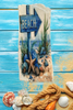 Antique West Virginia Roof Decoupaged BEACH ARROW Beach Theme Handmade Wall Art Unique Beach Lake House Gift - JAMsCraftCloset