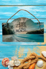 Galvanized Metal BEACH Positive Saying Sign Decoupaged Farmhouse Country Wall Art Home Decor Handmade Gift Idea - JAMsCraftCloset