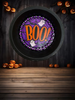 Mini Pie Pan Wall Art Handmade Hand Painted Decoupaged Wall Art Black BOO HALLOWEEN Decor Gift Idea &nbsp;- JAMsCraftCloset