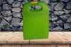 Vintage DEXAS Lime Green Hard Plastic Clipboard Container Portfolio With Storage Yellow Closure USED&nbsp; - JAMsCraftCloset