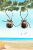 SCALLOP SEASHELL CHRISTMAS ORNAMENT- FARM ANIMALS Christmas Ornaments SET 6 - HOLIDAY DECOR - Handmade Hand Painted DECOUPAGED Repurposed Upcycled Gift SET OF 2 Ornaments - JAMsCraftCloset