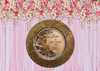PLATE CHARGER GOLD EMBOSSED FLORAL PLASTIC ROUND DECOUPAGED Upcycled Repurposed Wall Art or Shelf Sitter LOVE IS MORE PRECIOUS THAN GOLD Home Decor Wedding Gift - JAMsCraftCloset