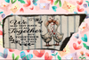 Antique West Virginia Roof Decoupaged DUCKS - WE HAVE IT TOGETHER - Valentine/Love Theme Handmade Wall Art Unique Home Decor Gift - JAMsCraftCloset