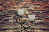 Candle or Tea Light Holder Gothic Vintage Handmade Wrought Iron Abstract  Centerpiece - JAMsCraftCloset