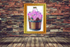 DIGITAL GRAPHIC DESIGN-Country-Floral-Vintage WOODEN BUCKET 3 Blue Purple Flowers-Sublimation-Download-Digital Print-Clipart-PNG-SVG-JPEG-Crafters Delight-Digital Art - JAMsCraftCloset