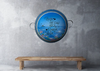Galvanized Metal Round TRAY Farmhouse Country Shelf Sitter Wall Art BEGIN EACH DAY WITH A GRATEFUL HEART Handmade Decoupaged Gift Idea &nbsp;- JAMsCraftCloset