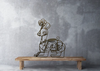 Reindeer Candle Holder Vintage Twisted Heavy Rope Wire Holiday Christmas Centerpiece Gift Idea Collectible - JAMsCraftCloset