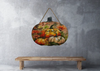 LARGE WOODEN PUMPKIN Handmade and Hand Painted Wall Art Shelf Sitter THANKFUL - PUMPKINS Decoupaged FALL Decor Gift Idea Door Decor Home Decor Unique - JAMsCraftCloset