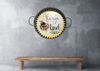 Galvanized Metal Round TRAY Farmhouse Country Shelf Sitter Wall Art ALWAYS BE KIND BEE DECOR Handmade Gift Idea &nbsp;- JAMsCraftCloset