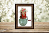 DIGITAL GRAPHIC DESIGN-Country-Floral-Vintage NUT GRINDER RED Floral-Sublimation-Download-Digital Print-Clipart-PNG-SVG-JPEG-Crafters Delight-Digital Art- JAMsCraftCloset