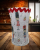 Glass VASE Decoupaged DRUM MAJORETTE Nursery Decor Child's Room Decor Shelf Sitter Shabby Chic Victorian BoHo Decor Gift Idea - JAMsCraftCloset