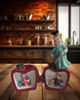Figurine WORLDS BEST TEACHER - OPEN APPLE - STUDENTS Shelf Sitter Teacher Gift Desk Decor - JAMsCraftCloset