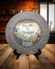 Plastic Light Brown Wood Grain CHARGER PLATE Farmhouse Country Wall Art YOU ARE SO BEAUTIFUL Handmade Valentine's Day Gift Idea - JAMsCraftCloset