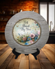 Plastic Light Brown Wood Grain CHARGER PLATE Farmhouse Country Wall Art I'LL STAND BY YOU Handmade Valentine's Day Gift Idea - JAMsCraftCloset