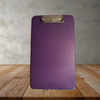 Vintage DEXAS Purple Hard Plastic Slimcase Clipboard Container Portfolio With Storage and Clasp Closure USED - JAMsCraftCloset