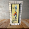 TRAY BLACK and WHITE PLAID Plastic Rectangle Decoupaged Upcycled Repurposed COUNTRY Theme CHICKENS POOP BREAKFAST Wall Art Shelf Sitter KITCHEN Decor Gift - JAMsCraftCloset