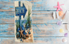 Antique West Virginia Roof Decoupaged BEACH ARROW Beach Theme Handmade Wall Art Unique Beach Lake House Gift - JAMsCraftCloset
