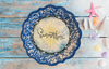 PLATE HARD PLASTIC ROUND DECOUPAGED Upcycled Repurposed Wall Art or Shelf Sitter SUMMER THEMED Decor Kitchen Decor Home Decor Gift WEDDING - JAMsCraftCloset