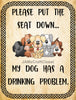 Digital Graphic Design SVG-PNG-JPEG Commode-Toilet Funny Design Download SEAT DOWN DOG HAS A DRINKING PROBLEM Bathroom Decor Crafters Delight -  DIGITAL GRAPHIC DESIGN - JAMsCraftCloset