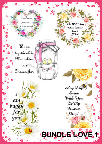 BUNDLE LOVE 1 Graphic Design Downloads SVG PNG JPEG Files Sublimation Design Crafters Delight My digital SVG, PNG and JPEG Graphic downloads for the creative crafter are graphic files for those that use the Sublimation or Waterslide techniques - JAMsCraftCloset