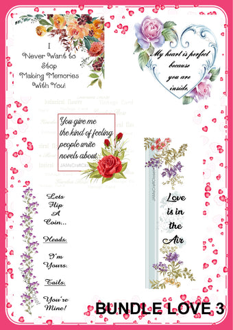 BUNDLE LOVE 3 Graphic Design Downloads SVG PNG JPEG Files Sublimation Design Crafters Delight   My digital SVG, PNG and JPEG Graphic downloads for the creative crafter are graphic files for those that use the Sublimation or Waterslide techniques - JAMsCraftCloset